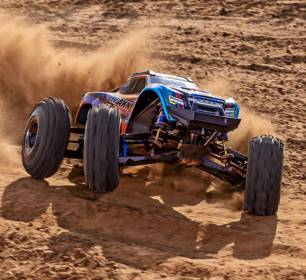 Traxxas MAXX Ultimate VXL-4s 4WD 1/10 RTR TQi TSM Blå - 19