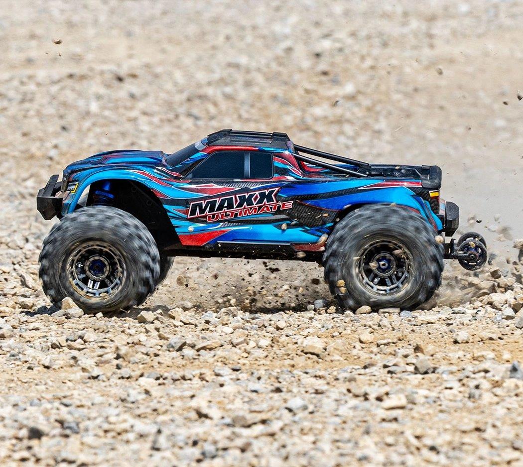 Traxxas MAXX Ultimate VXL-4s 4WD 1/10 RTR TQi TSM Blå - 22