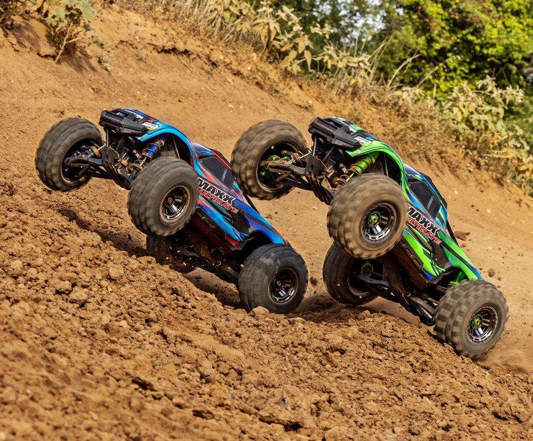 Traxxas MAXX Ultimate VXL-4s 4WD 1/10 RTR TQi TSM Grön - 18