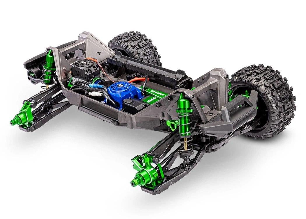 Traxxas MAXX Ultimate VXL-4s 4WD 1/10 RTR TQi TSM Grön - 9