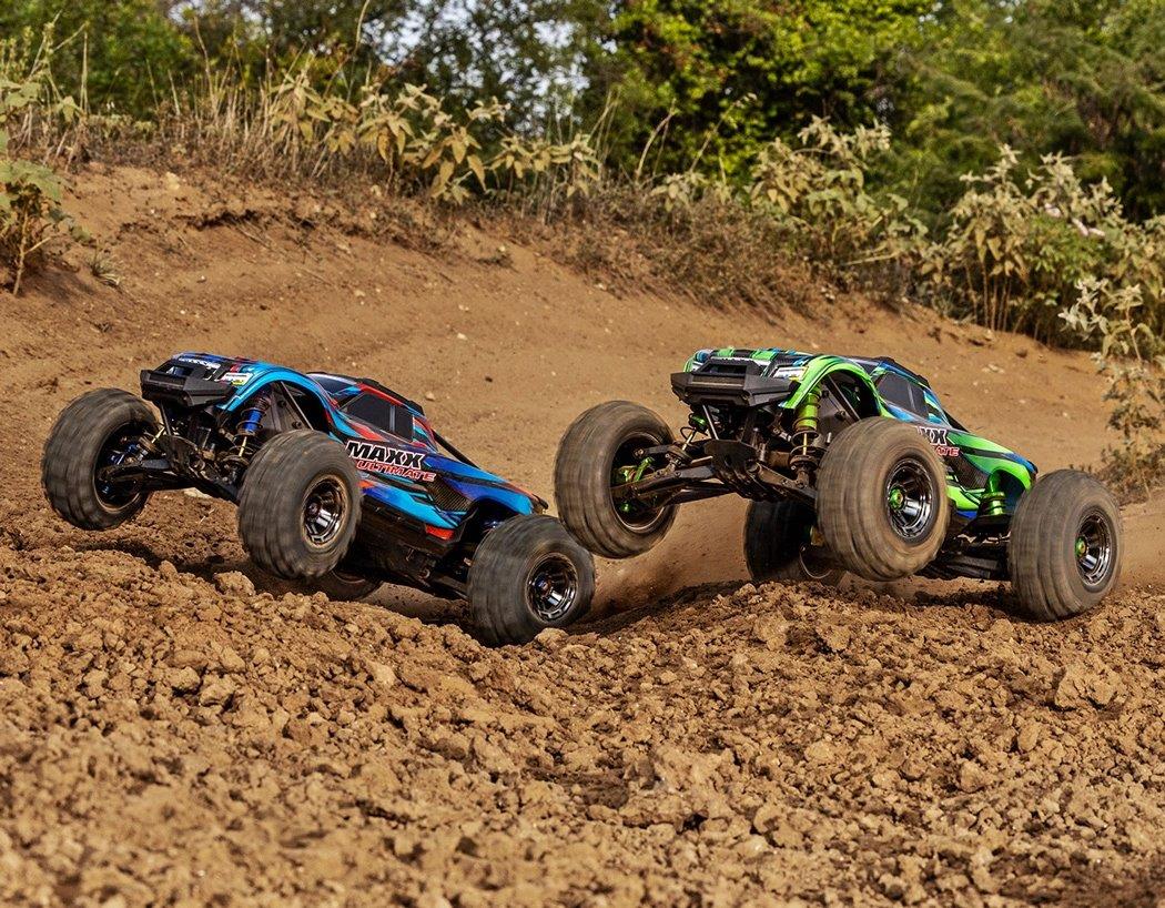 Traxxas MAXX Ultimate VXL-4s 4WD 1/10 RTR TQi TSM Grön - 19