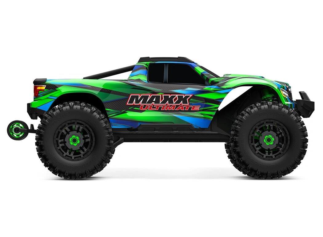 Traxxas MAXX Ultimate VXL-4s 4WD 1/10 RTR TQi TSM Grön - 3