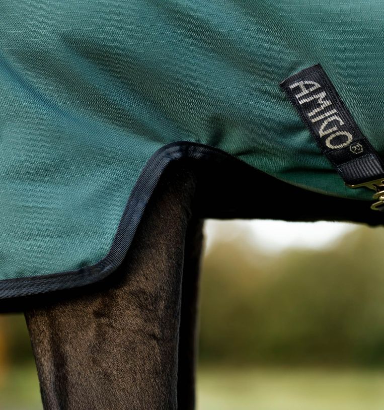 Produktbild von Horseware Amigo Ripstop 900D Turnout 200g Dynasty Green/Navy