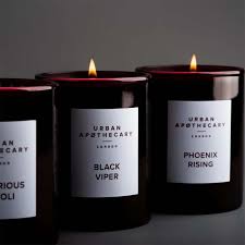 Urban.A Phoenix Rising Luxury Red Glass Candle - 2
