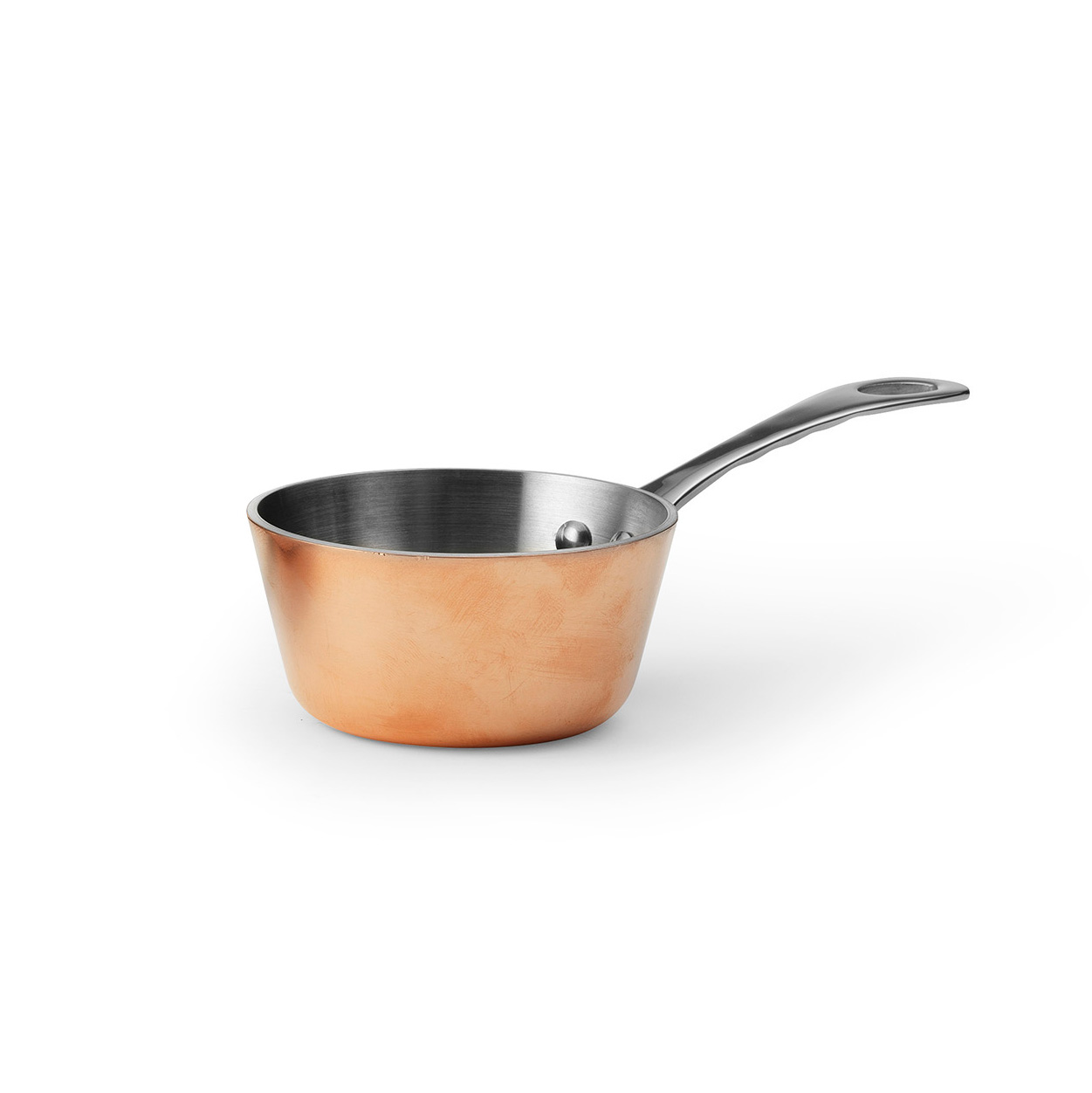 Mini Kastrull grytor pannor i 3 skikt rostfritt och koppar/rostfritt - 9