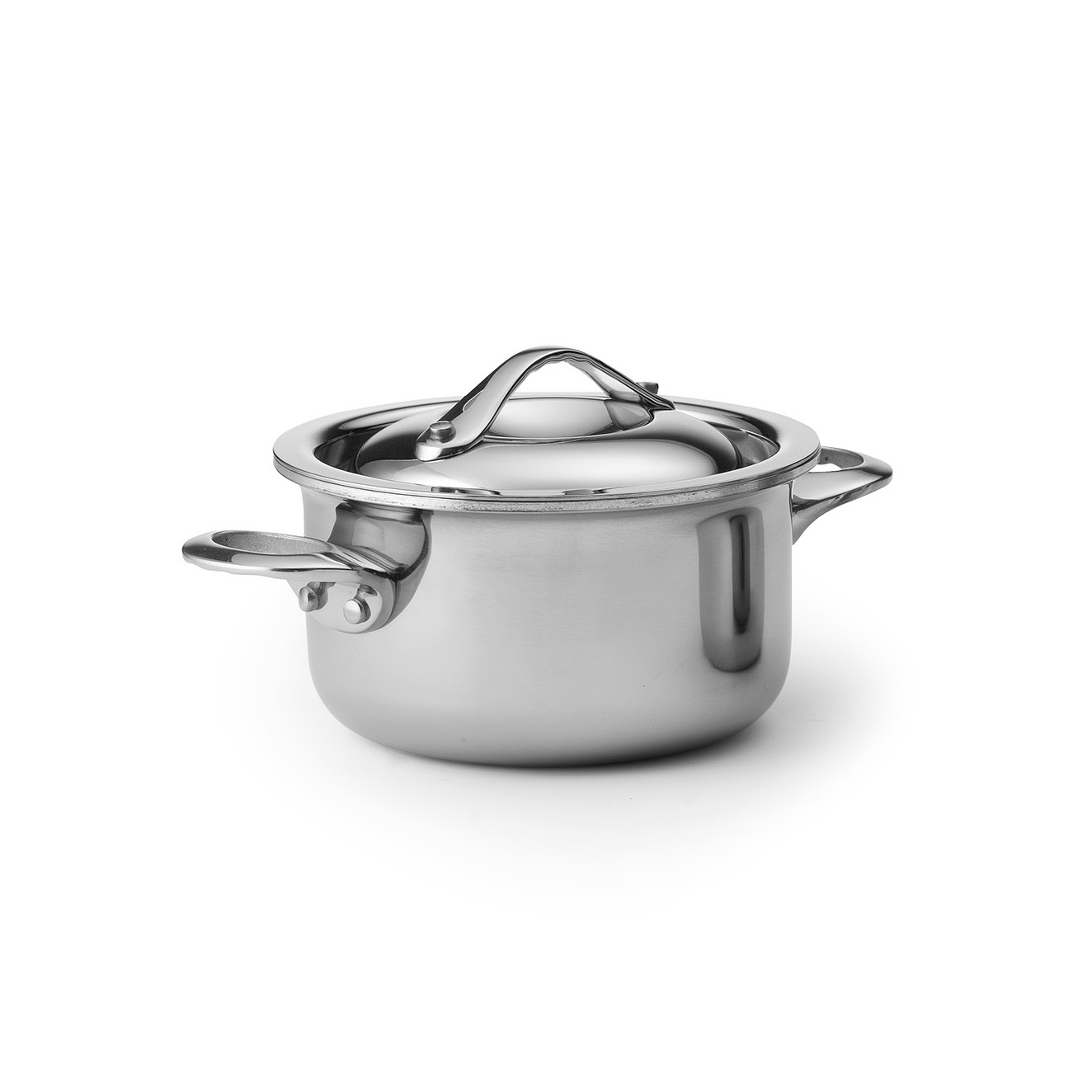Mini Kastrull grytor pannor i 3 skikt rostfritt och koppar/rostfritt - 4