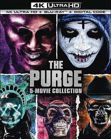 Purge: 5-Movie Collection (BLU-RAY 4K ULTRA HD + BLU-RAY)