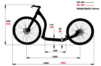 GRAVITY sparkcykel PULKA R 29-29 svart