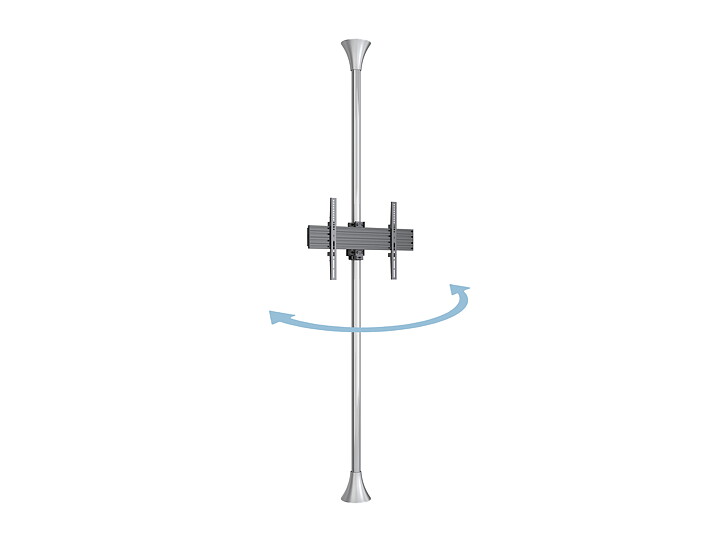 M Floor to ceiling Mount Pro MBFC1U Turn Chrome