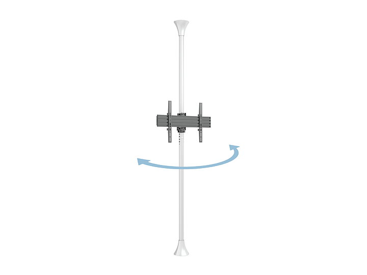 M Floor to Ceiling Mount Pro MBFC1U Turn White