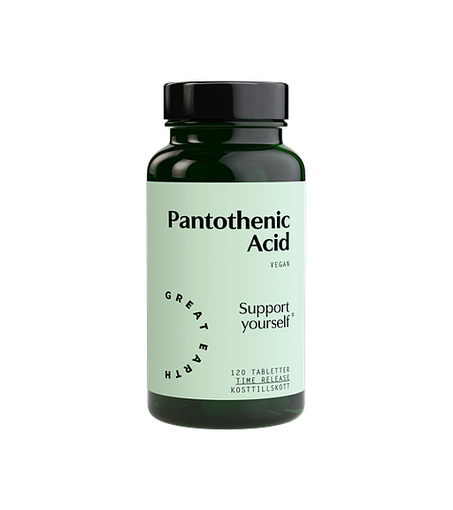 Pantotensyra 500mg 130t GreatEarth
