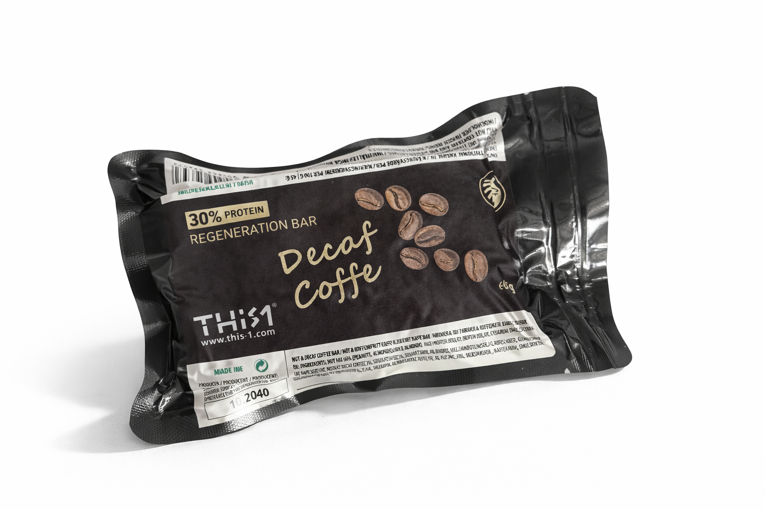 This-1 | Regeneration Bar | Kaffe Koffeinfri | Lång Hållbarhet | 45g