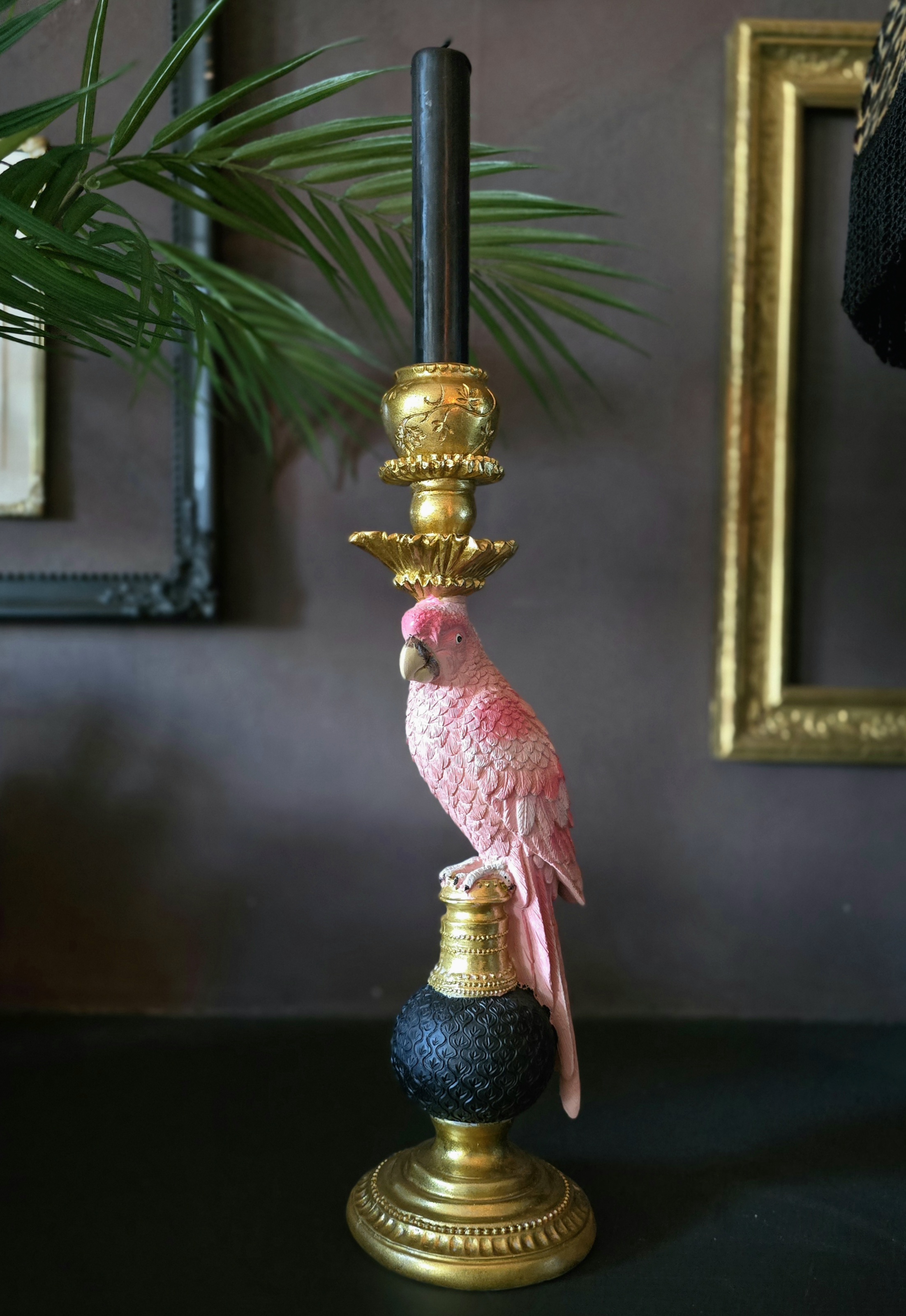 Ljusstake - Pink Parrot - 2