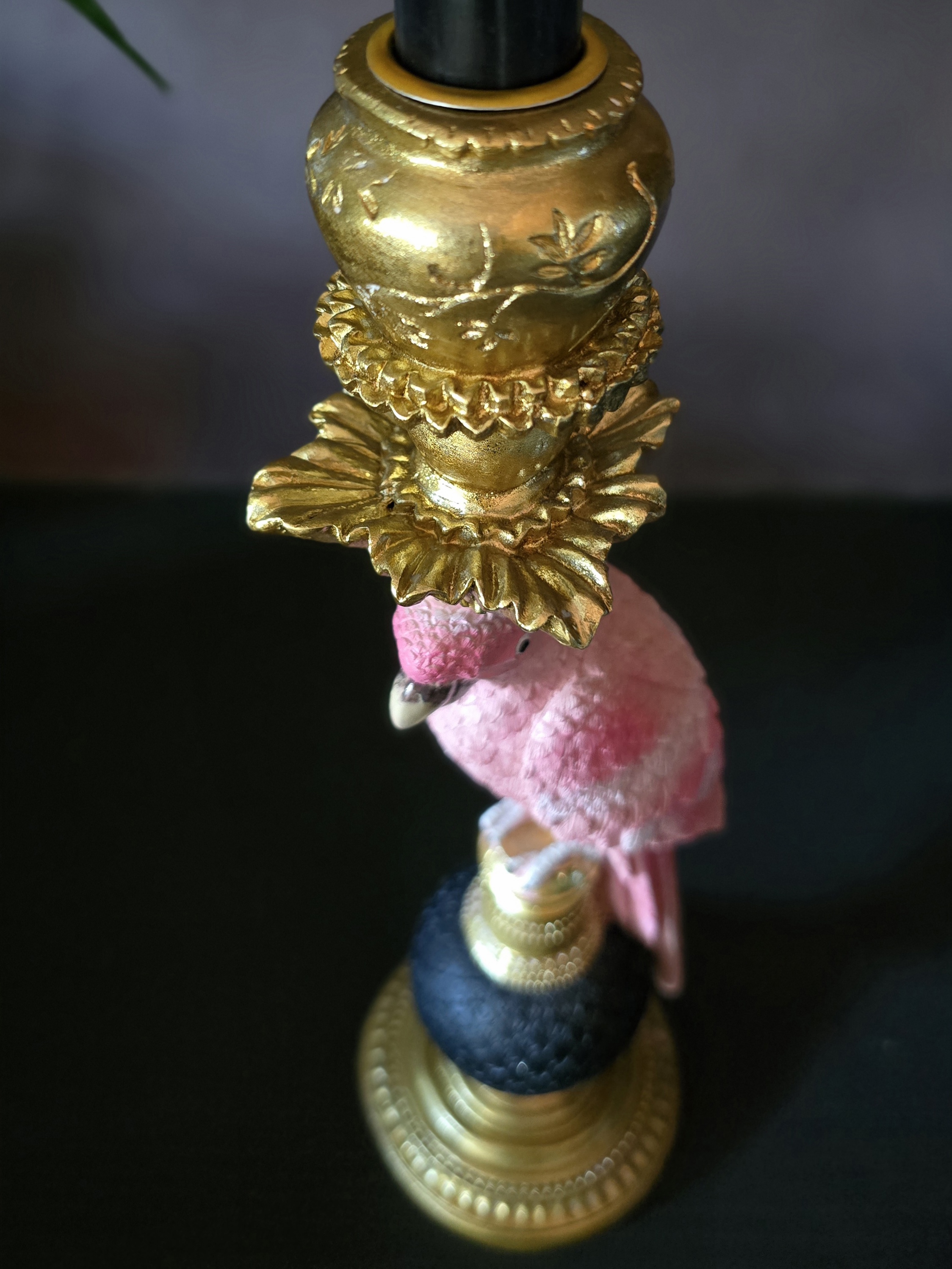 Ljusstake - Pink Parrot - 3