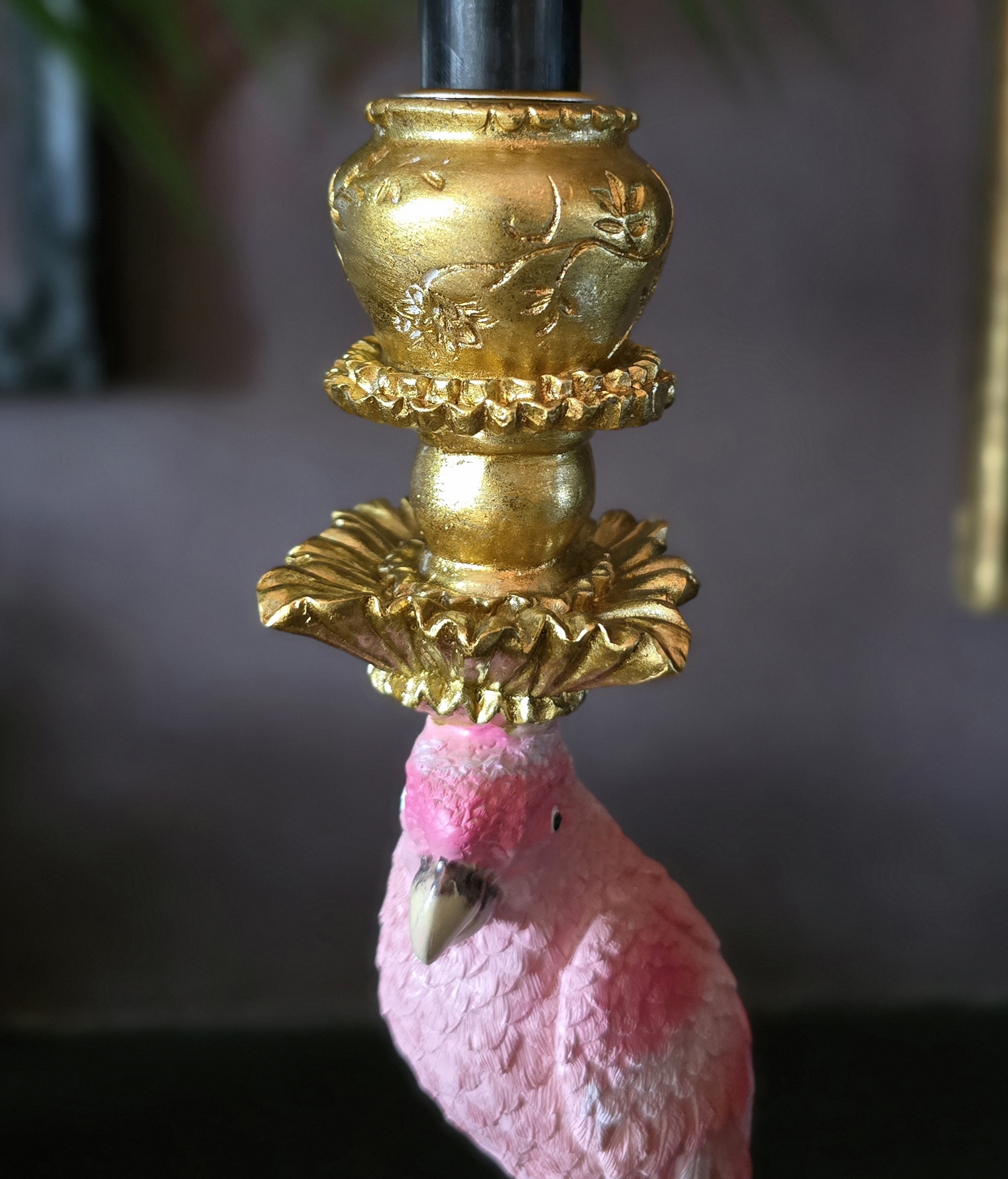 Ljusstake - Pink Parrot - 5