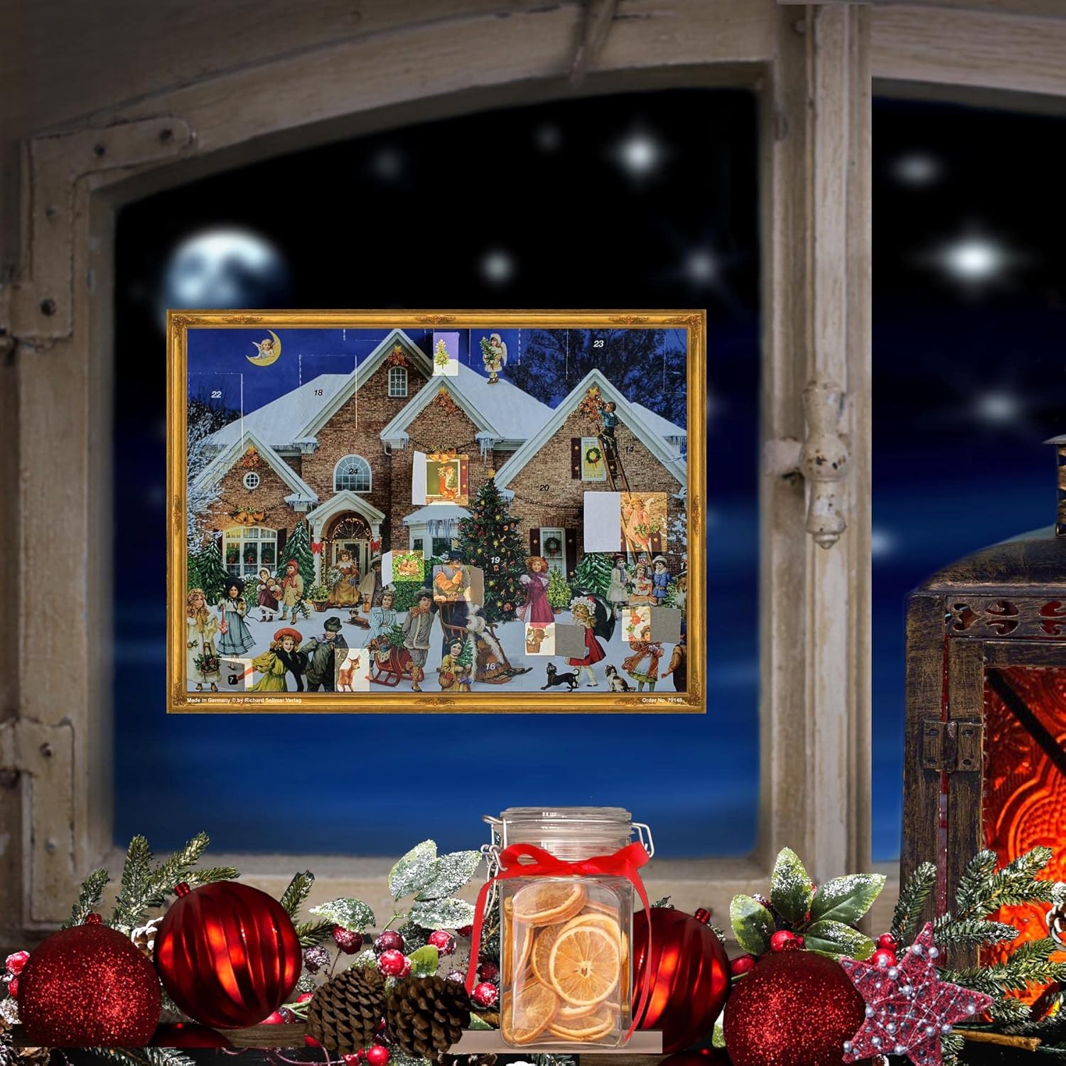 German Advent Calendar A3 - Victorian house - 3
