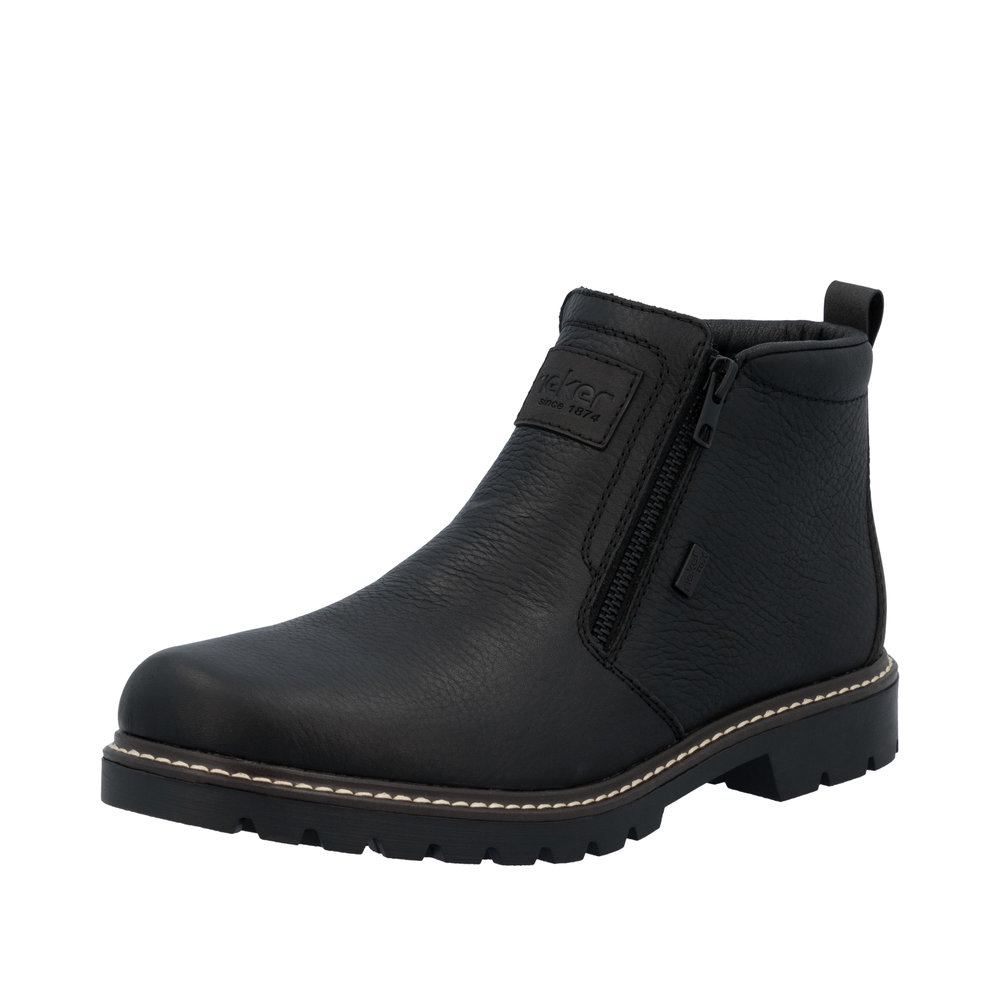 Rieker Herrboots Ullfodrad Svart