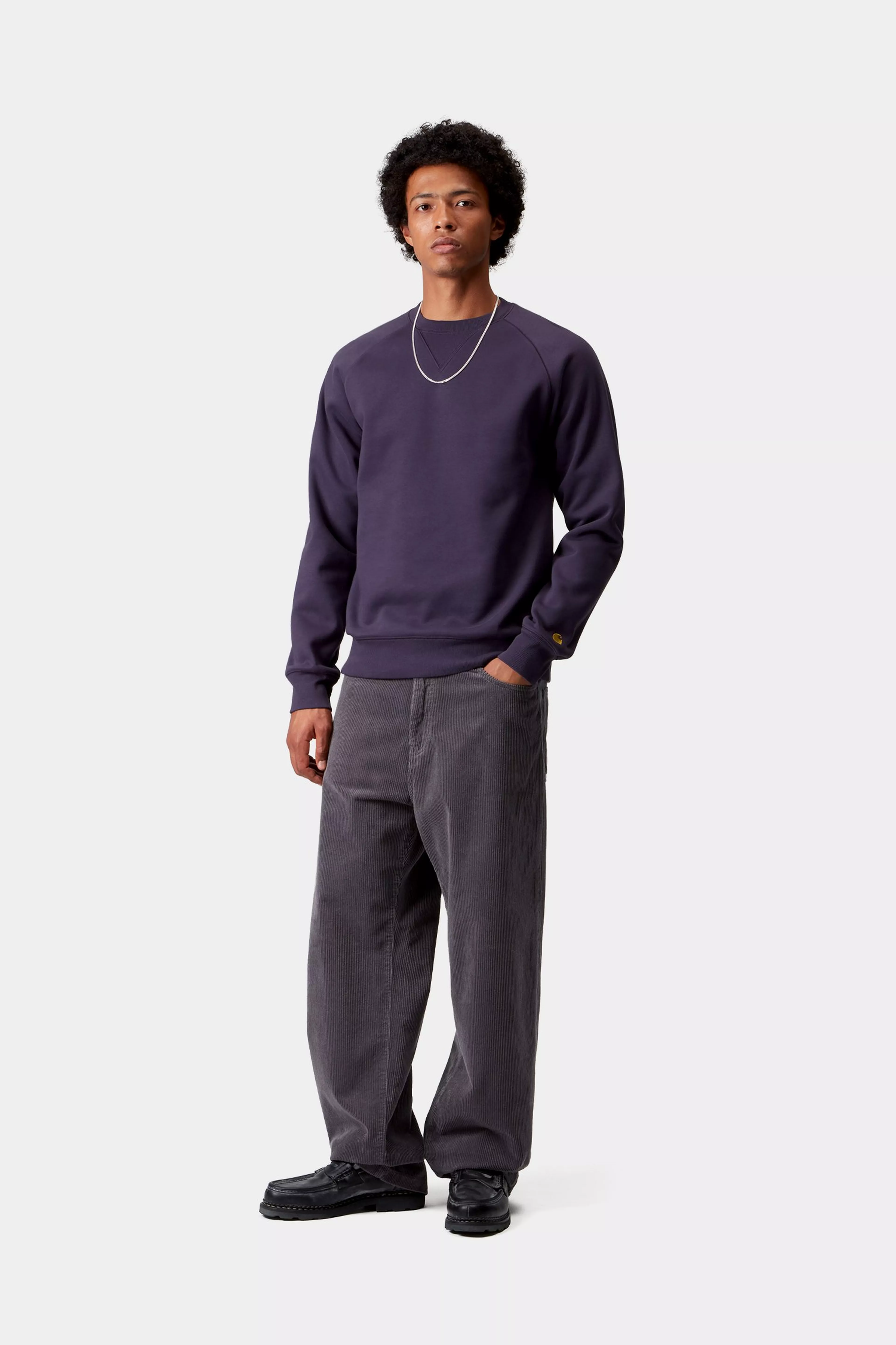 Carhartt WIP Chase Sweatshirt Lokers/Gold - 3