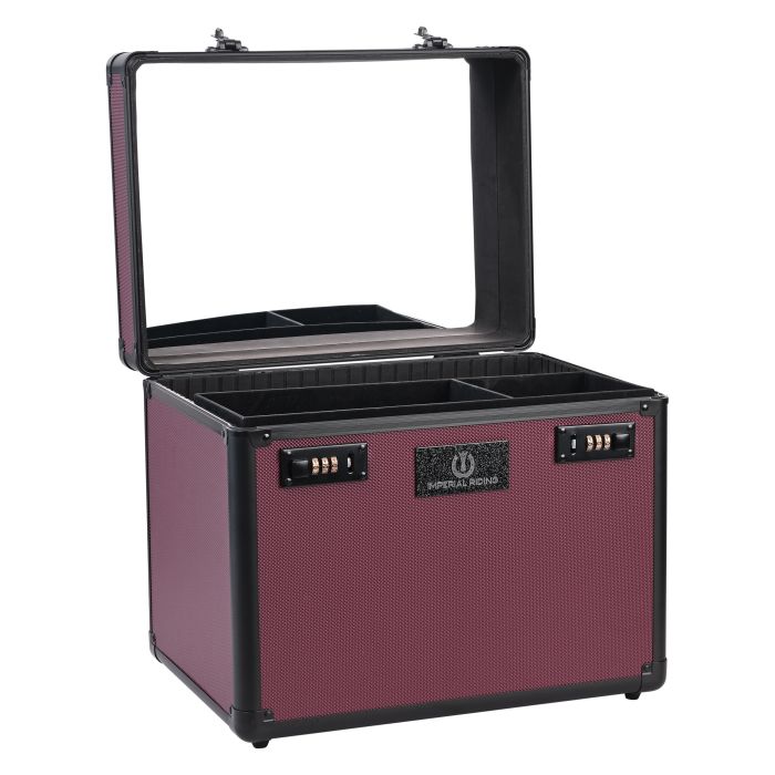 Imperial Riding Grooming Box Shiny – Fig - spacious