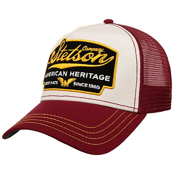 Stetson Trucker Cap American Heritage White/Red