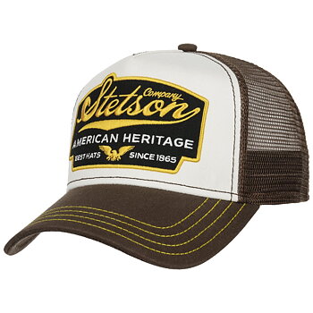 Stetson Trucker Cap American Heritage White/Brown