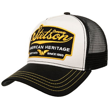 Stetson Trucker Cap American Heritage White/Black