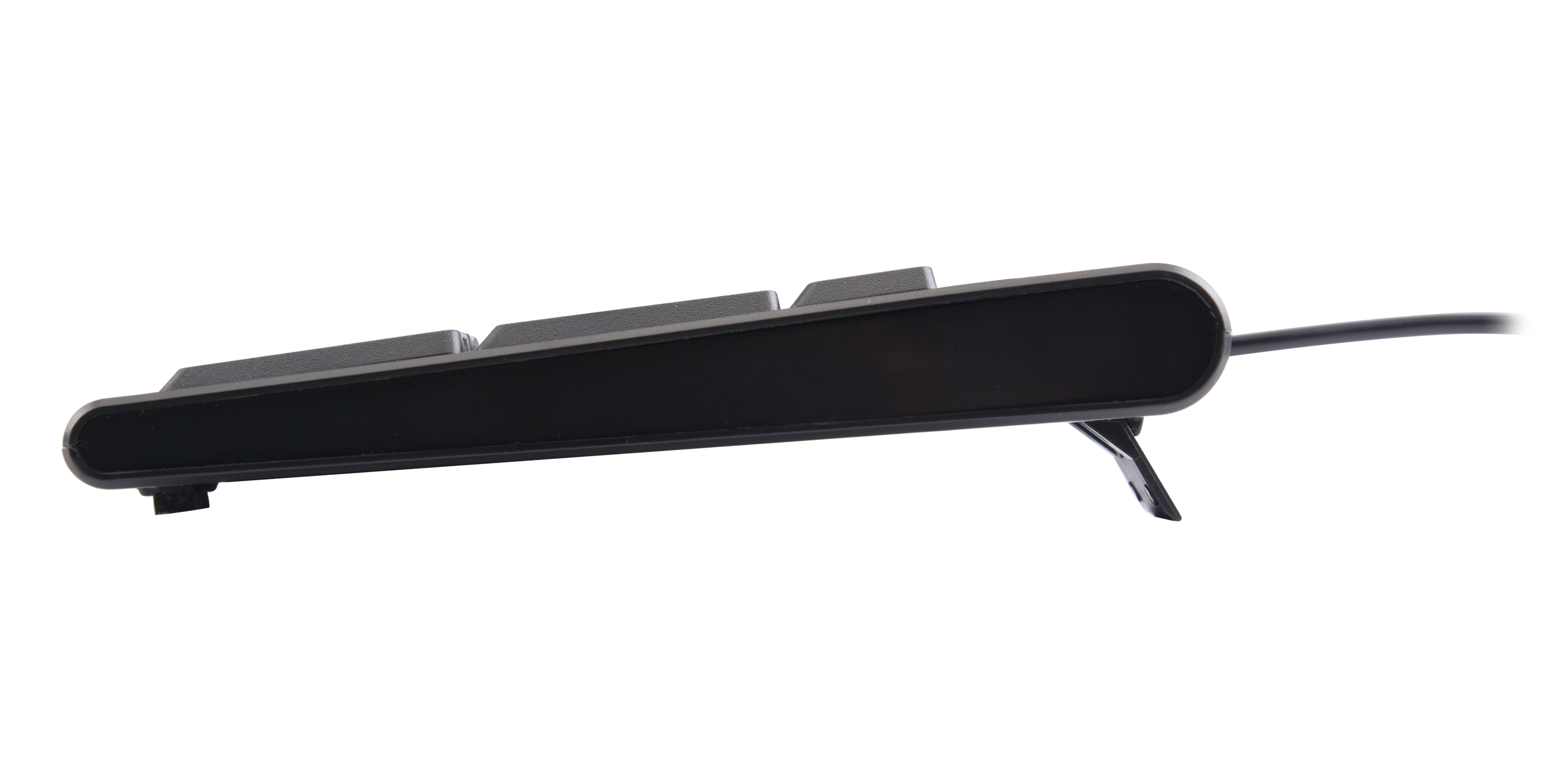 Deltaco Tangentbord, nordisk layout, USB-C, 1,1m kabel, svart - 2