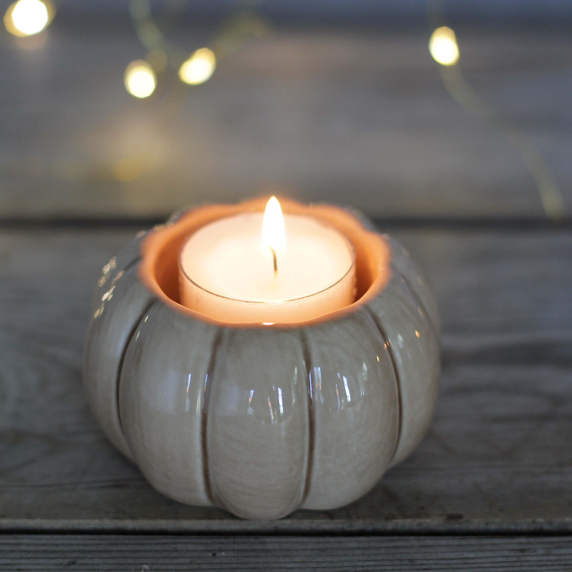 Pumpa ljuslykta - Nougat