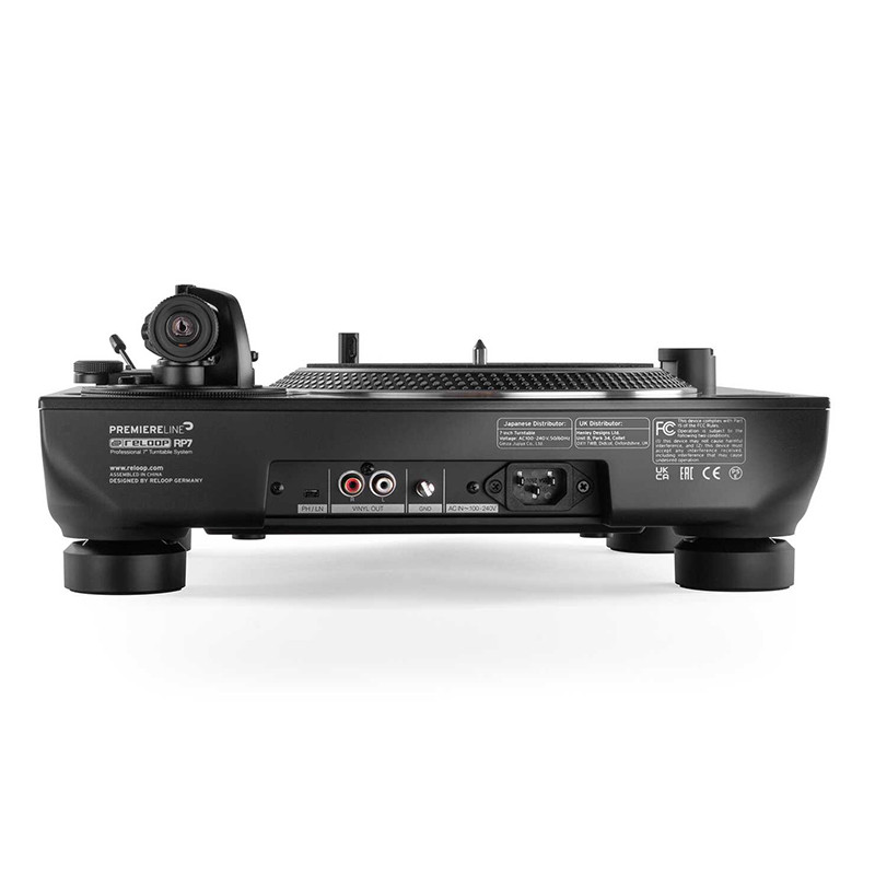 Reloop RP-7 Professional 7-in Direct-Drive DJ Turntable System - 7