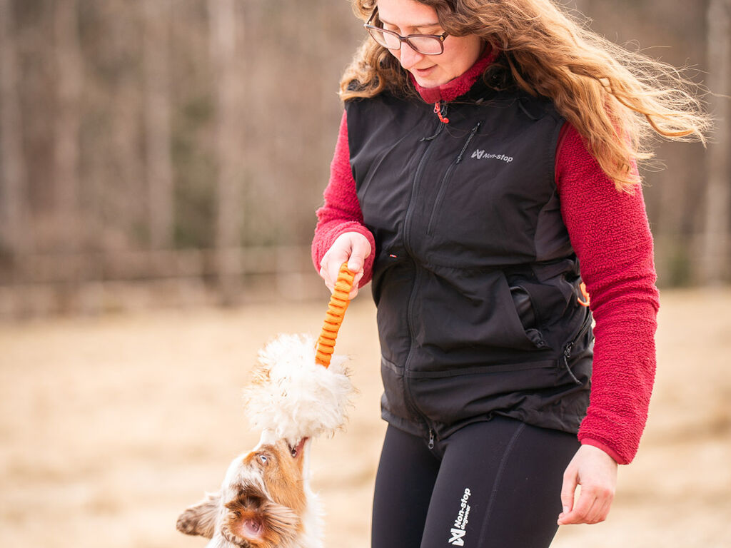 Non-Stop Dogwear Obedience Vest Women - Black - breathable