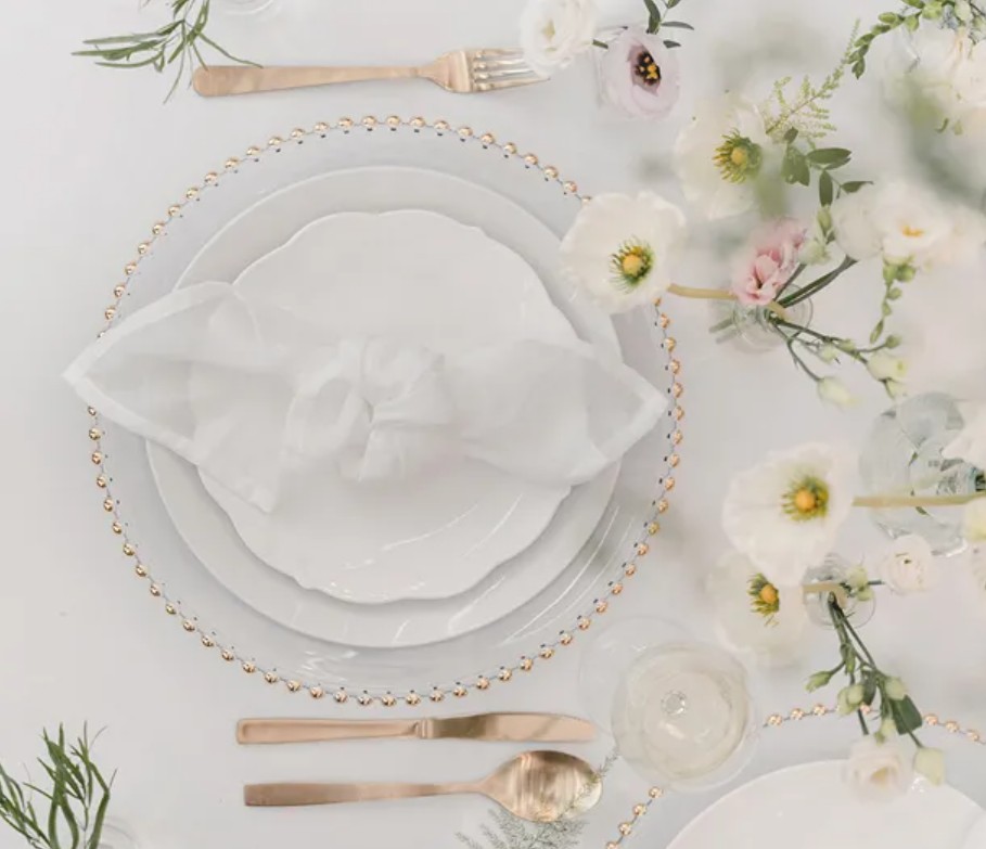 Servetter - Muslin - Vita 