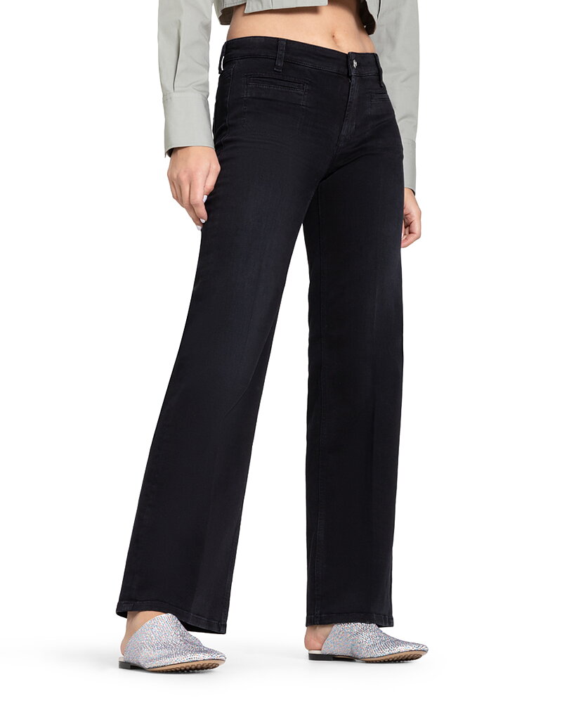 Jeans Tess vida mörkgrå denim