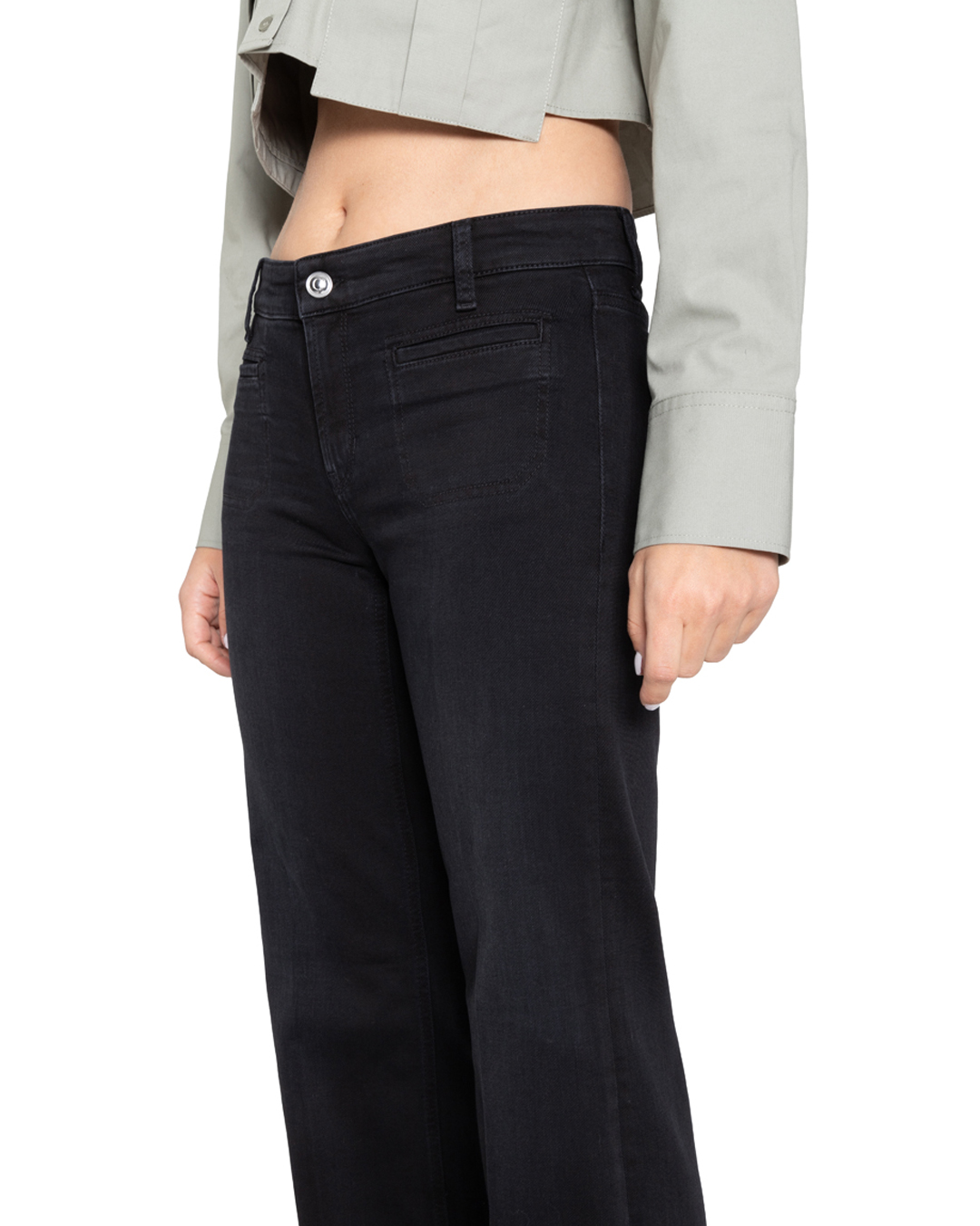 Jeans Tess vida mörkgrå denim - 4