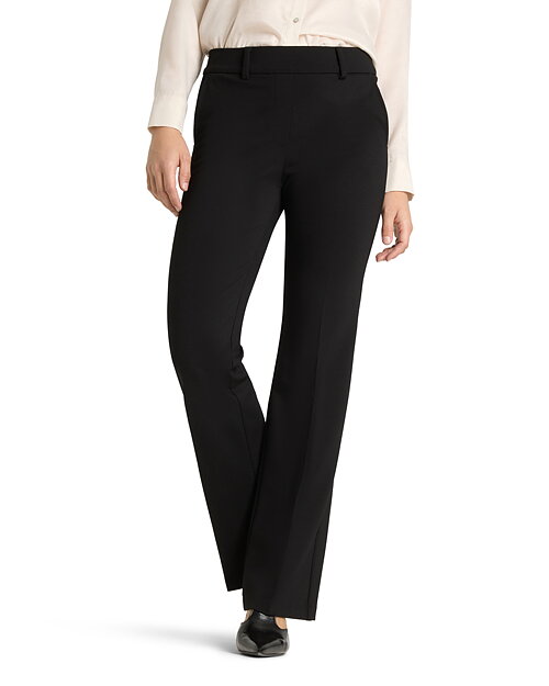 Byxa Francoise bootcut sydda pressveck svart