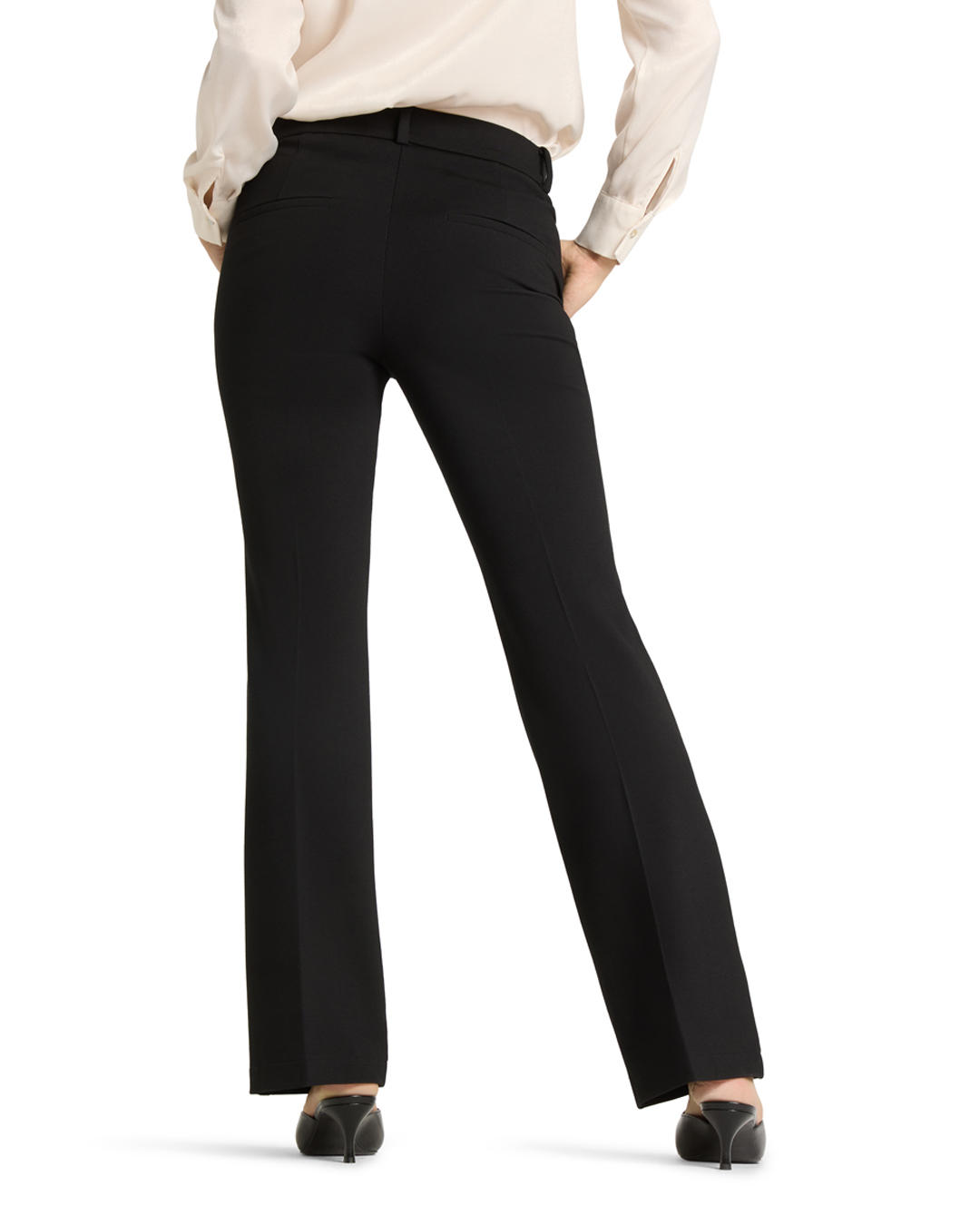 Byxa Francoise bootcut sydda pressveck svart - 2