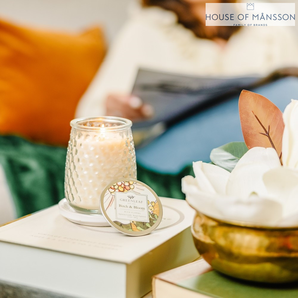 Greenleaf Birch &amp; Bloom Scented Candle - 3