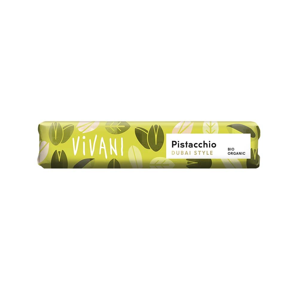Ljus Choklad Pistage Dubai Style 40g Vivani