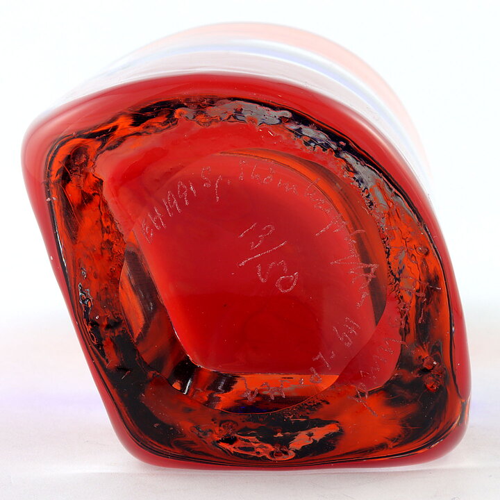 Erik Höglund (1991) Colorful Bottle Vase in Limited Edition 17 cm