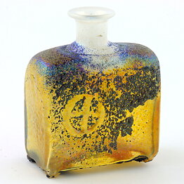 Bertil Vallien (Ateljé 1970s) Polychrome Bottle Vase 11 cm