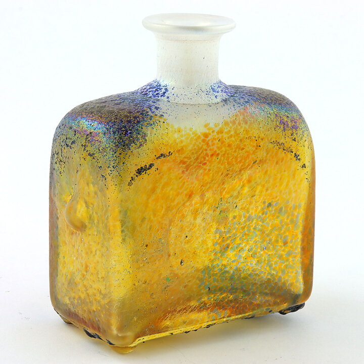 Bertil Vallien (Ateljé 1970s) Polychrome Bottle Vase 11 cm