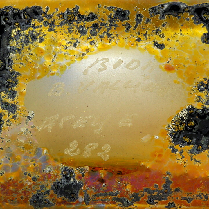 Bertil Vallien (Ateljé 1970s) Polychrome Bottle Vase 11 cm