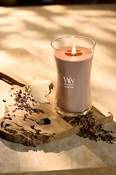 Woodwick Patchouli Creme Large