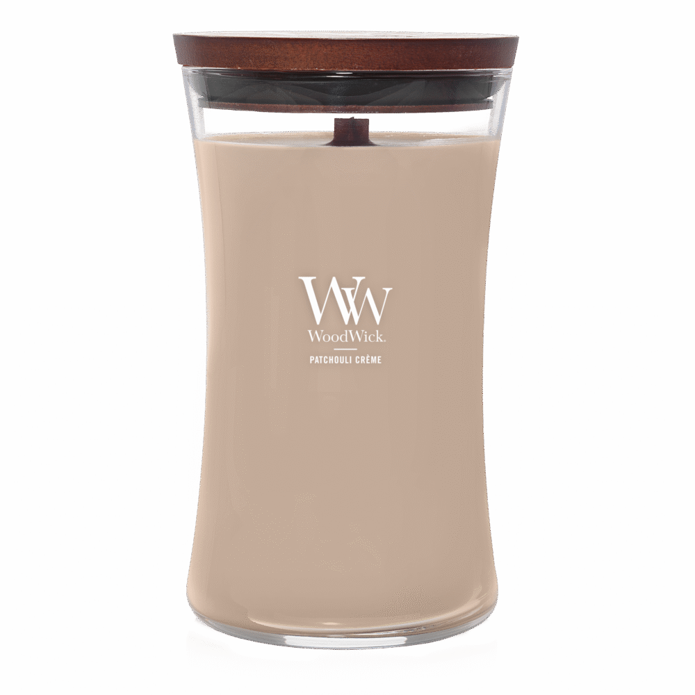 Woodwick Patchouli Creme Large