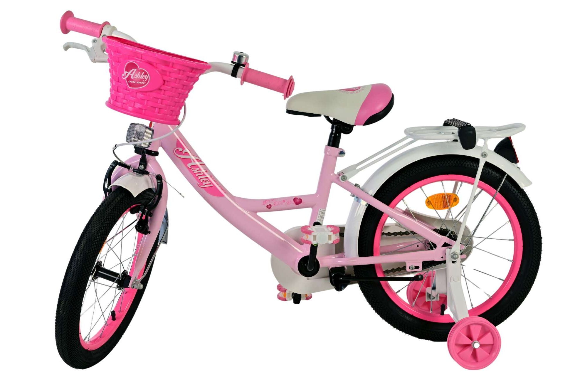 Barncykel Volare Ashley 16 tum – Rosa för barn 4–6 år - 8