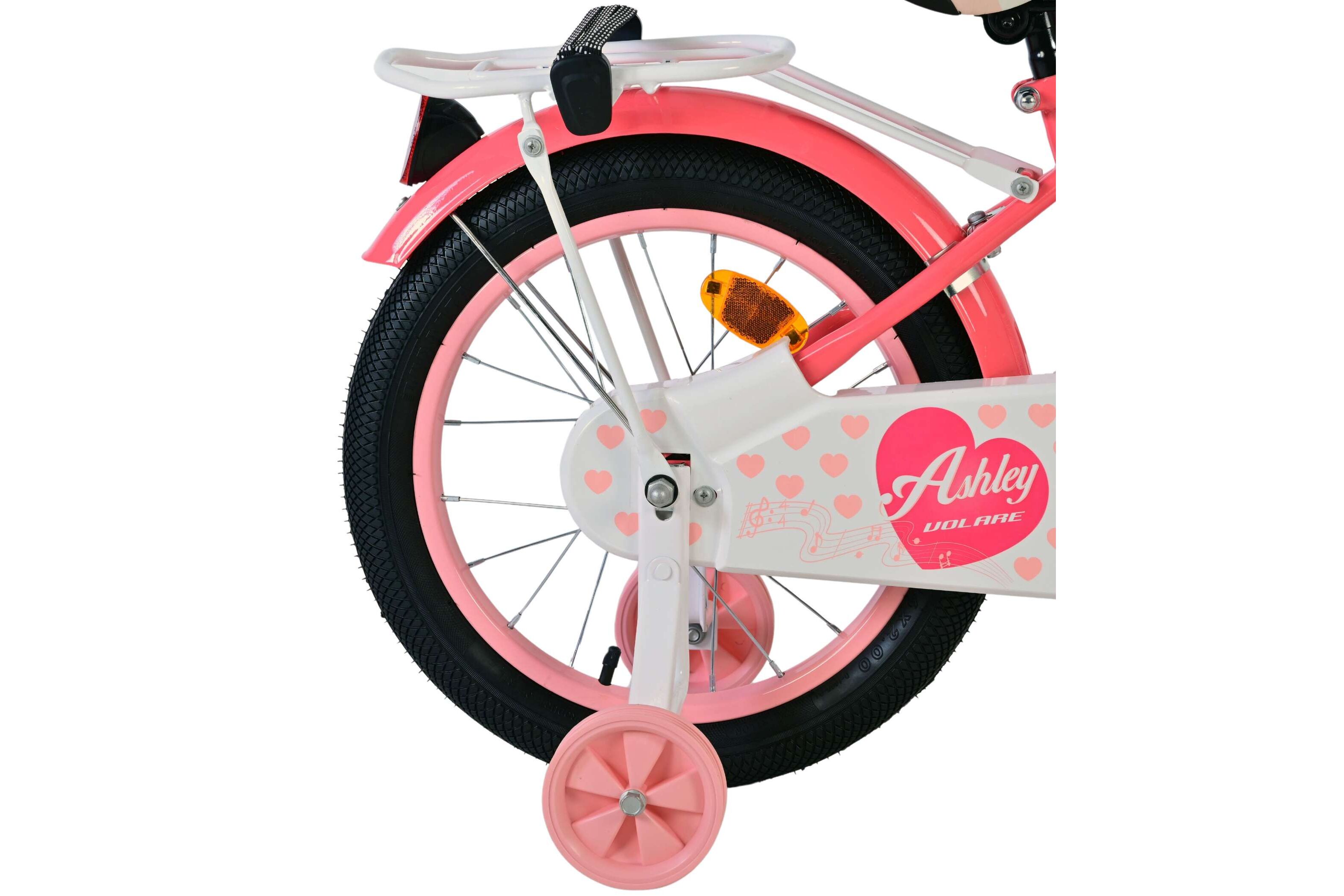 Barncykel Volare Ashley 16 tum – Röd för barn 4–6 år - 2