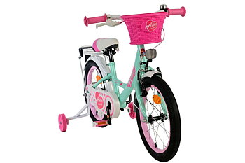 Barncykel Volare Ashley 16 tum – Grön för barn 4–6 år