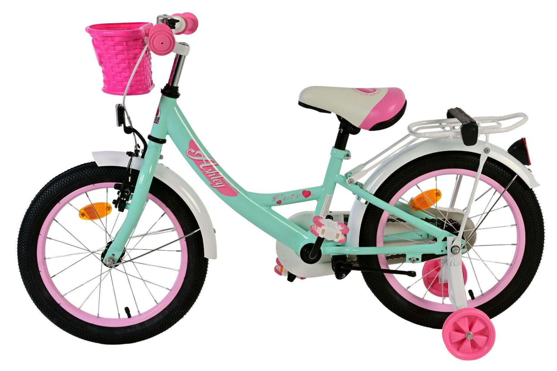 Barncykel Volare Ashley 16 tum – Grön för barn 4–6 år - 6