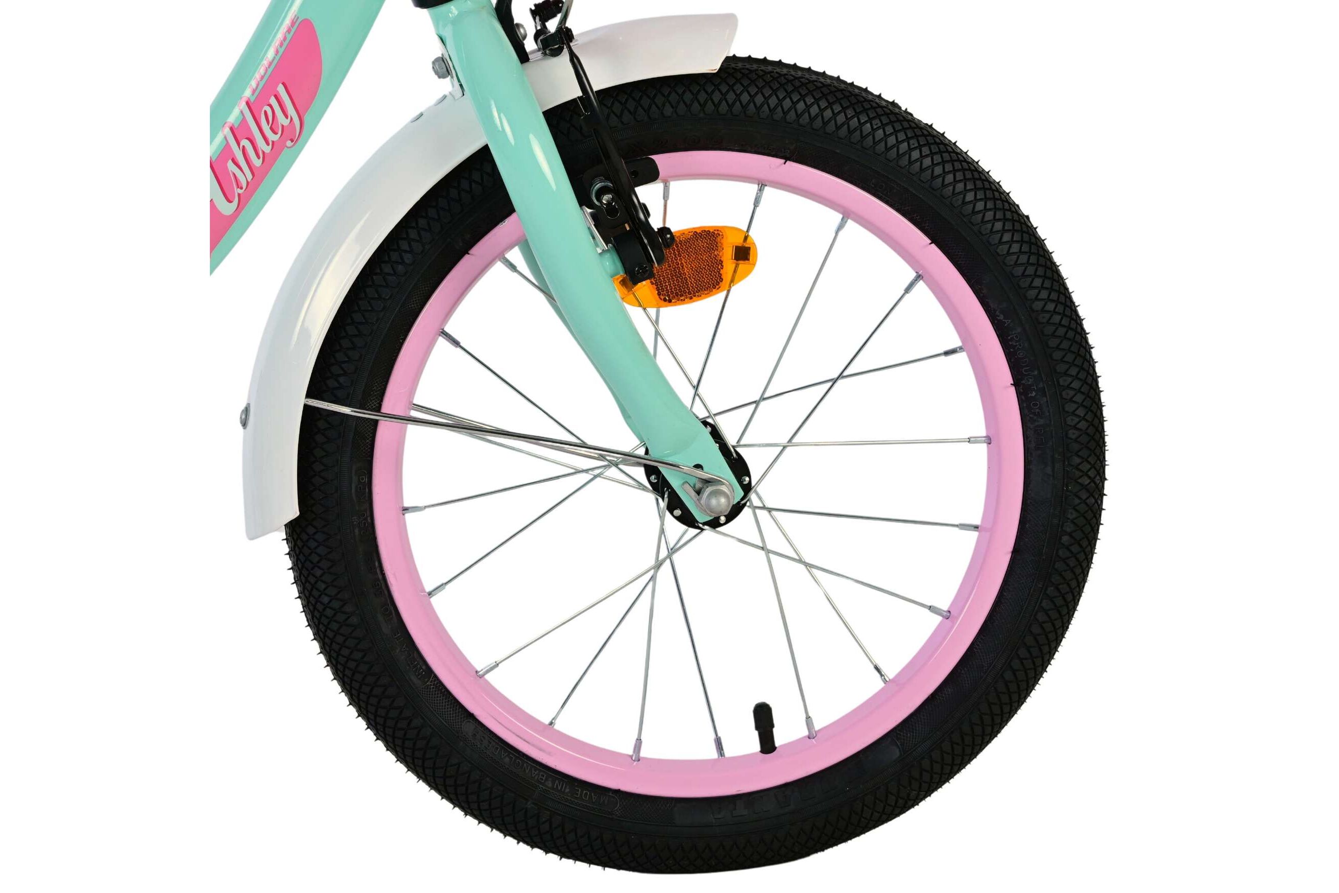 Barncykel Volare Ashley 16 tum – Grön för barn 4–6 år - 3