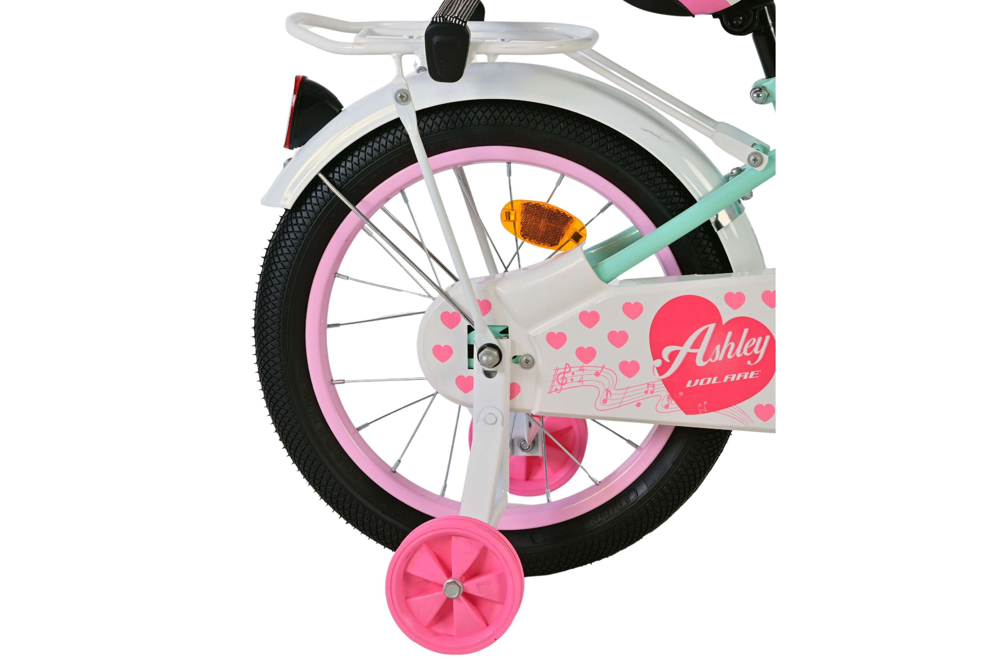 Barncykel Volare Ashley 16 tum – Grön för barn 4–6 år - 2