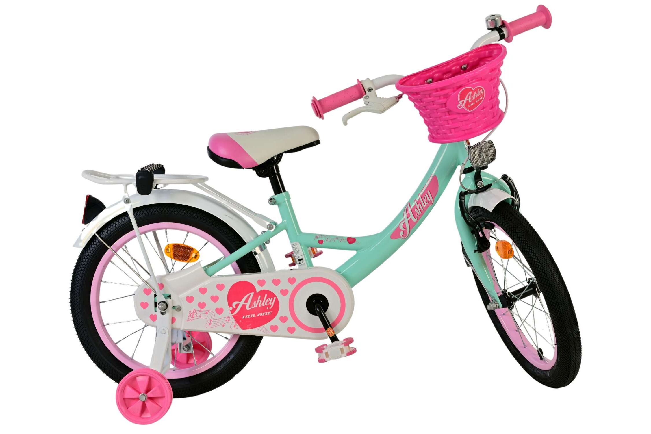 Barncykel Volare Ashley 16 tum – Grön för barn 4–6 år - 9